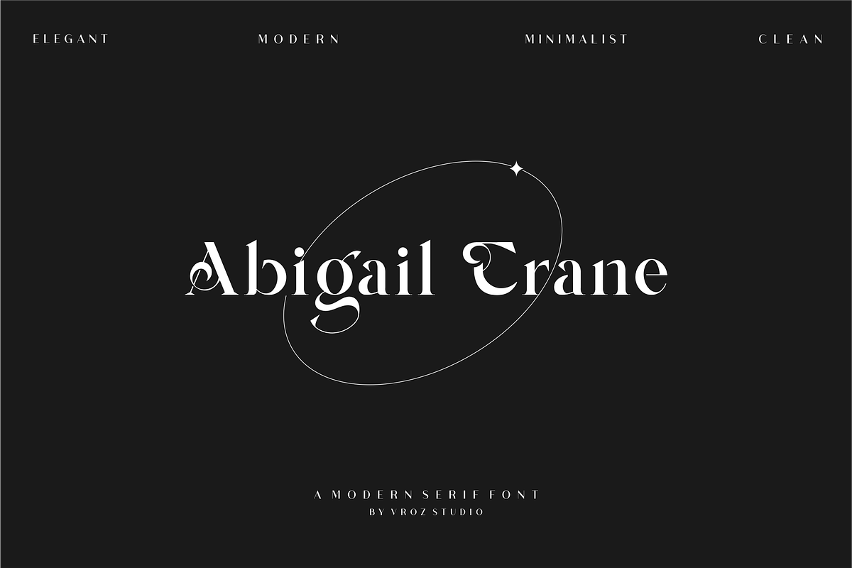 AVGAF - A Modern Serif Font, a Serif Font by Vroz Studio (Photo 3 of 12)