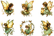Whimsical Spring Fairy Clipart, an Illustration by Designking (Thumbnail 2 of 5)