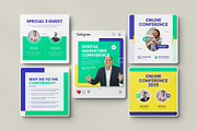 Conference Social Media Post Canva, a Social Media Template by Pixelpick (Thumbnail 2 of 5)
