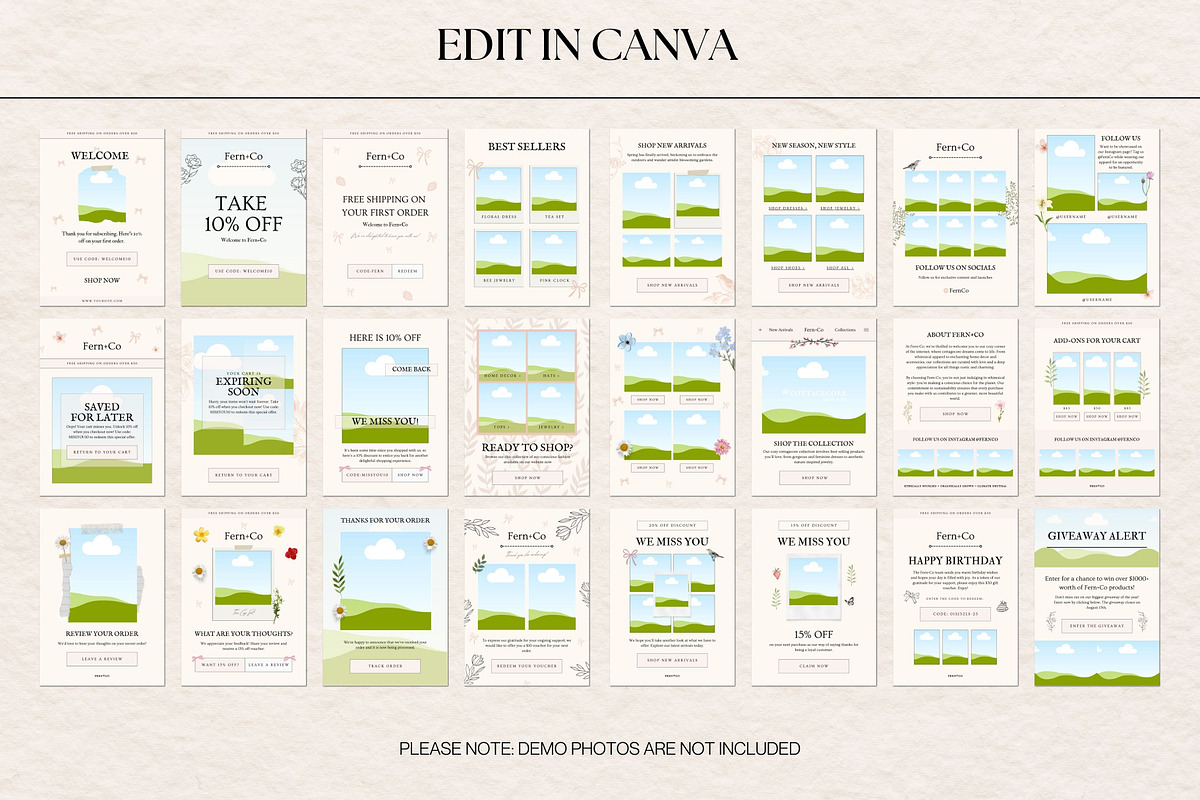 Canva Email Newsletter Templates, an Email Template by Deb Creative Studio (Photo 4 of 8)
