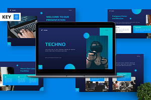 Techno - Keynote Templates, a Presentation Template by Deepslide Studio