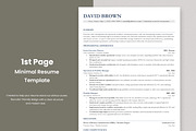 ATS Resume Template | Clean CV, a Resume Template by Anjum Ilyas (Thumbnail 2 of 7)