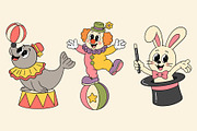 Vintage Circus Clipart Collection, a Decorative Illustration by Alina Sh (Thumbnail 3 of 10)