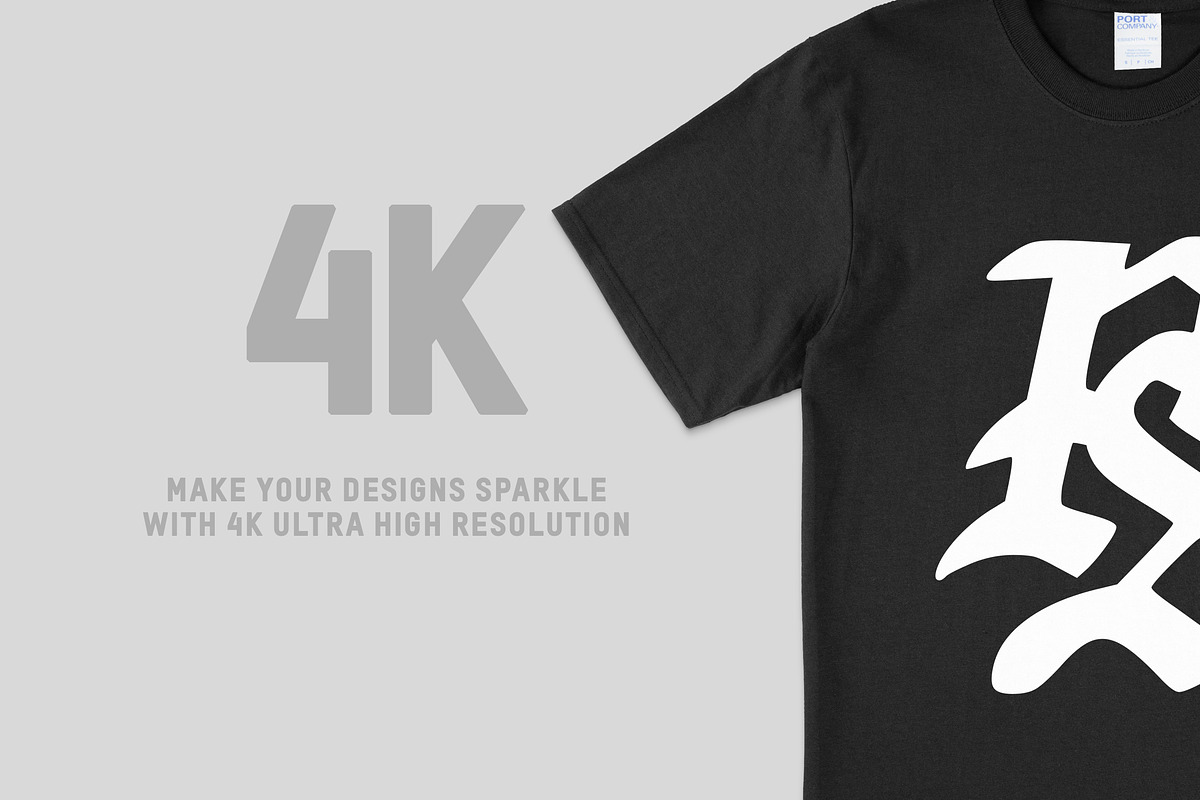 Port & Company PC61 Essential Tee, a Shirt Mockup by Pixel Sauce™ (Photo 3 of 6)