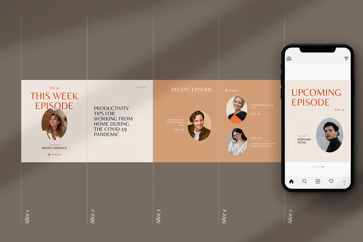 Showtime Carousel Template | CANVA, a Social Media Template by Visuel Colonie® (Photo 3 of 13)