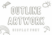 Outline Artwork, a Font by Limited.studio (Thumbnail 1 of 6)
