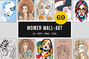 Empowered Women Wall Art, a Wallpaper Graphic by Helospace (Thumbnail 1 of 10)