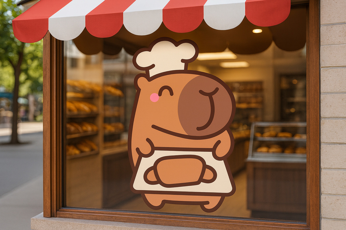 Capybara Baking Clipart Set, an Animal Illustration by Palau (Photo 5 of 10)