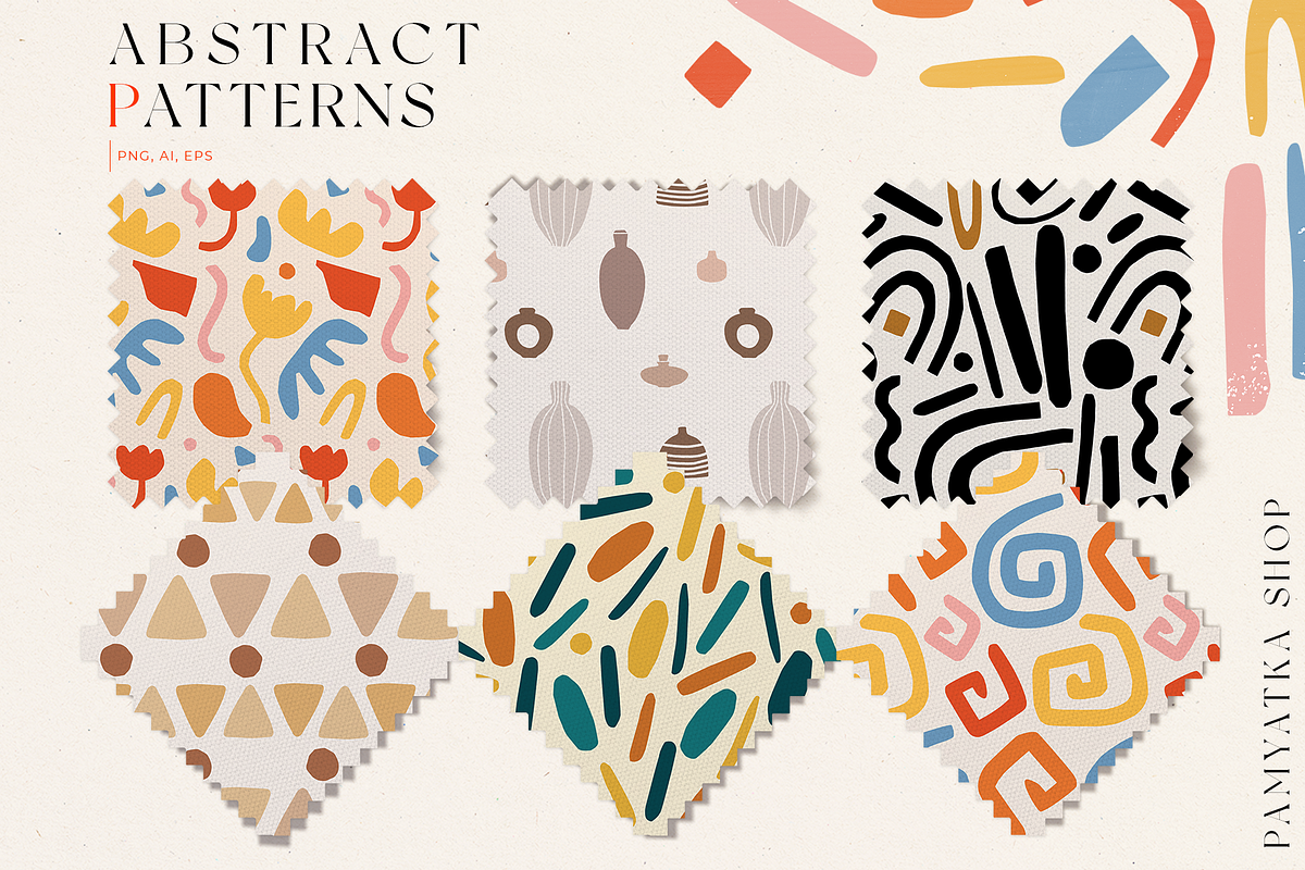 Abstract collection - Modern shapes, a Background Graphic by Pamyatka Shop (Photo 11 of 13)