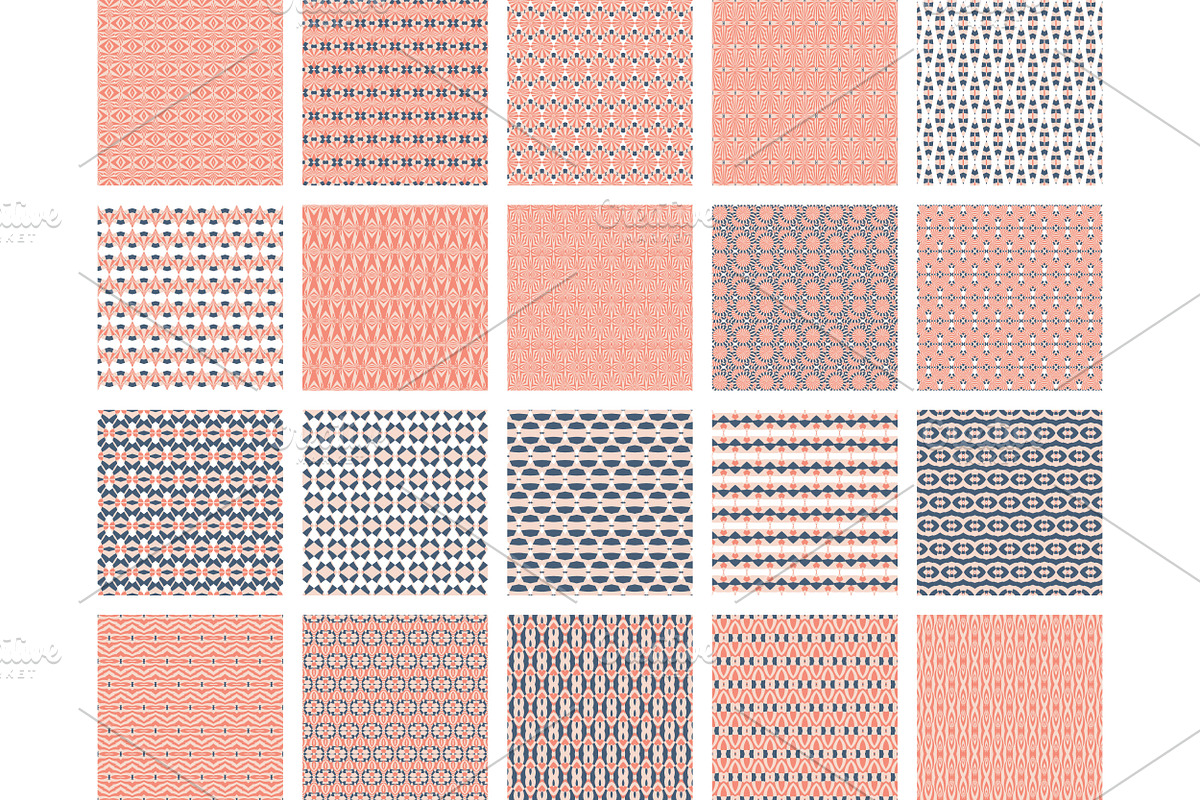 RENAIO geometric seamless patterns., a Pattern Graphic by Peolla (Photo 8 of 8)