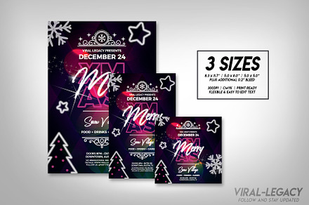Christmas Party Flyer Template