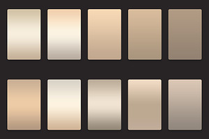 Beige Ombre Gradients