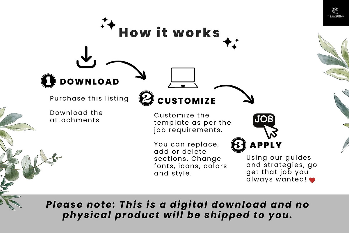 Resume/CV with Photo for MS Word, a Resume Template by The Career Lab (Photo 9 of 10)