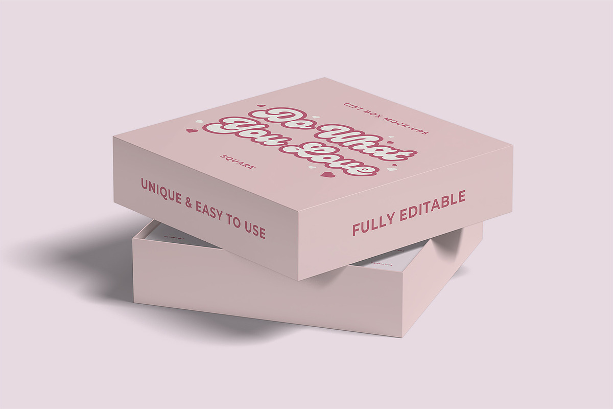 Gift Box Mockups - Packaging Bundles, a Packaging Mockup by Compositing Studio (Photo 15 of 26)