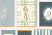 Animals Nursery Wall Art Prints, a Background Graphic by whiteheartdesign (Thumbnail 16 of 17)