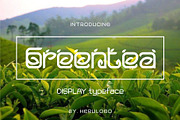 Greentea Display Typeface, a Font by herulogo (Thumbnail 1 of 5)