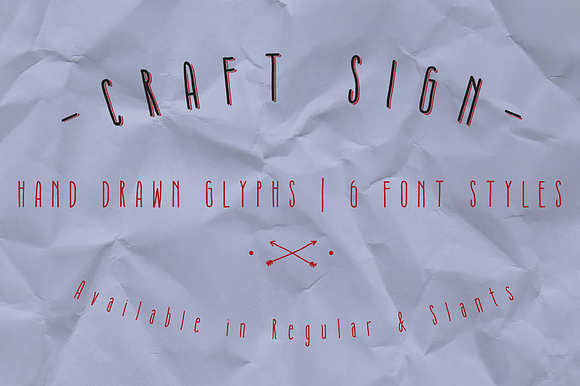 Craft Sign Family - Hand Drawn Font preview 4