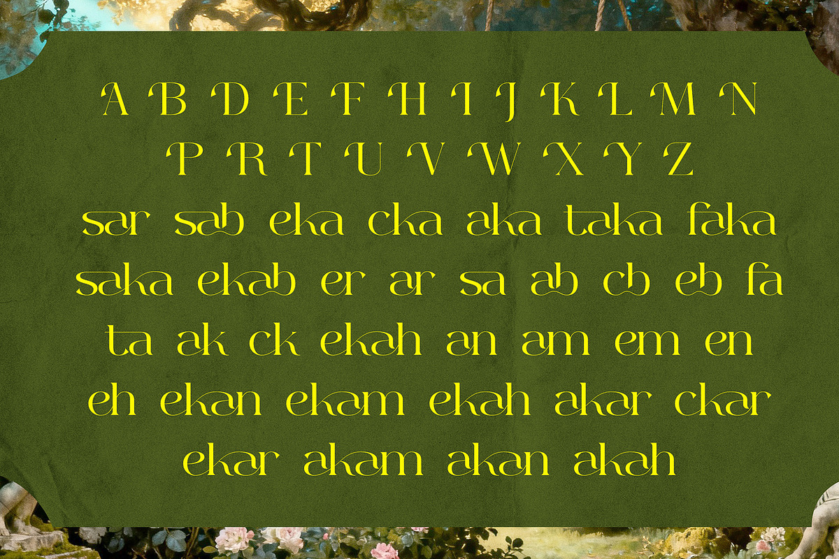 Marekan - A Modern Serif Font, a Serif Font by Muflieart (Photo 7 of 11)