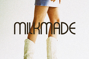 Milk Made - A Retro Font