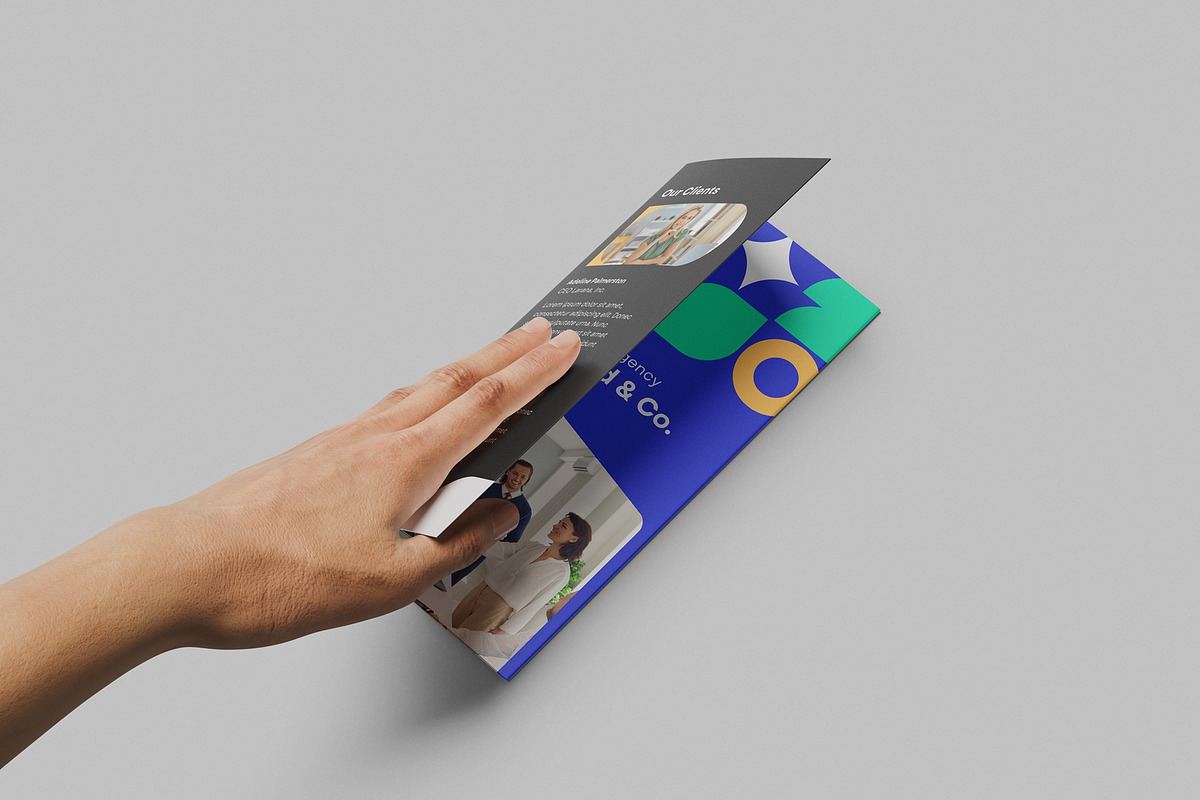 Trifold Brochure Mockup, a Books & Magazine Mockup by UFR_GRAPHIC (Photo 3 of 4)