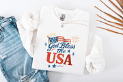 God Bless the USA PNG, 4th of July, an Illustration by SharpMarketplace (Thumbnail 4 of 9)