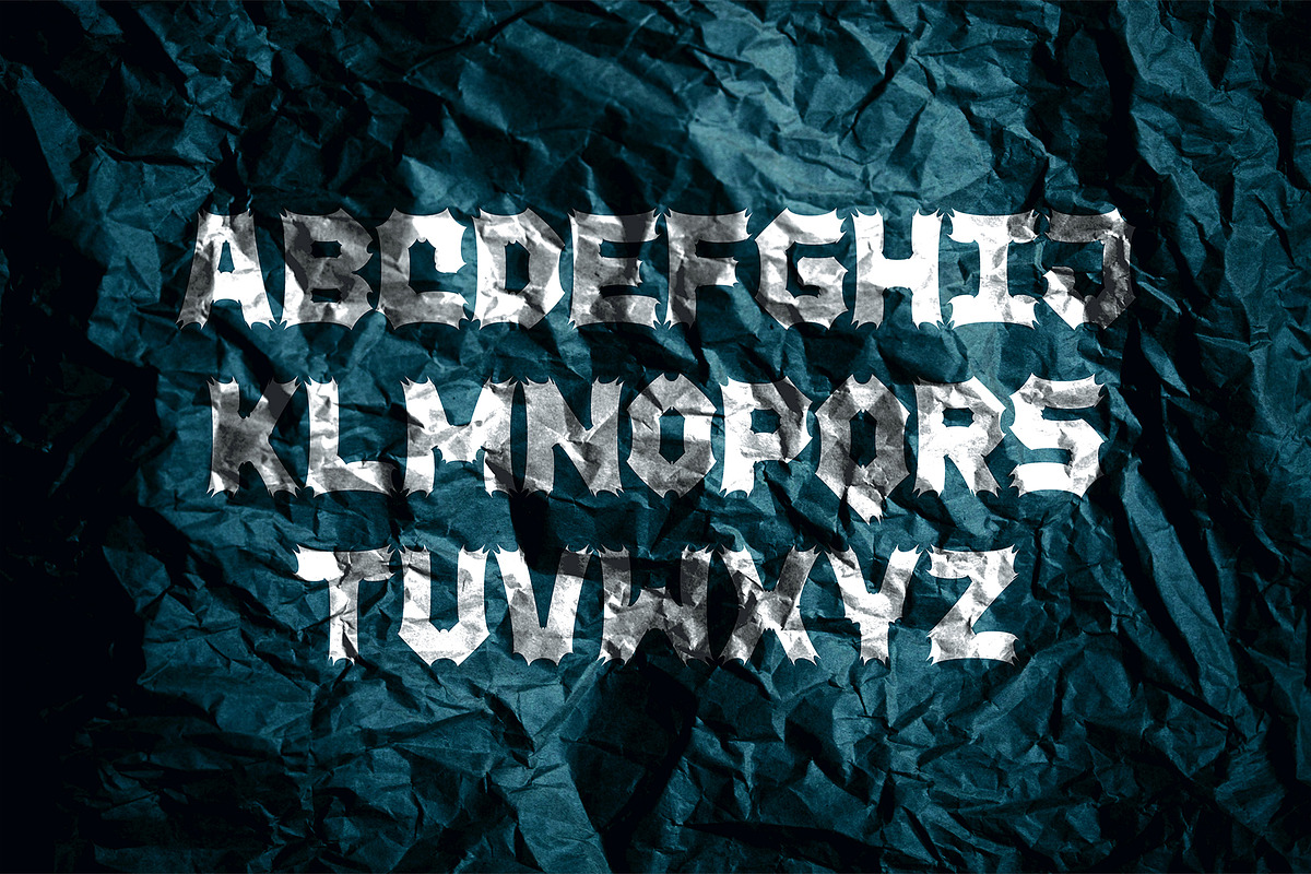Bad Days Font, a Slab Serif Font by Nickhard (Photo 5 of 6)