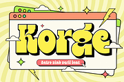 Korge | Bold Slab Serif Logo Font, a Serif Font by Ardana Creative (Thumbnail 1 of 10)