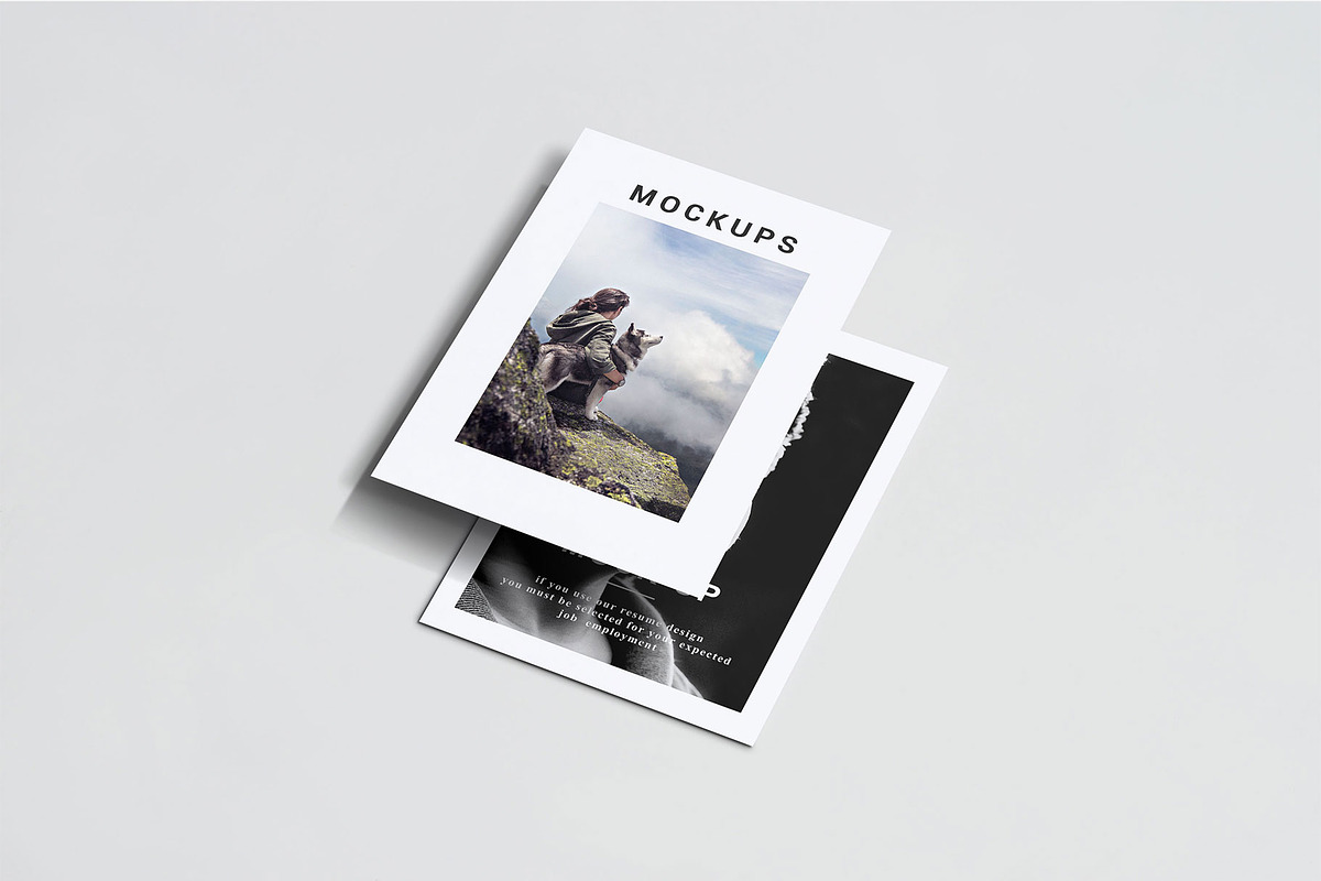 A4 Flyer Mockups Template, a Print Template by Orlin (Photo 4 of 10)