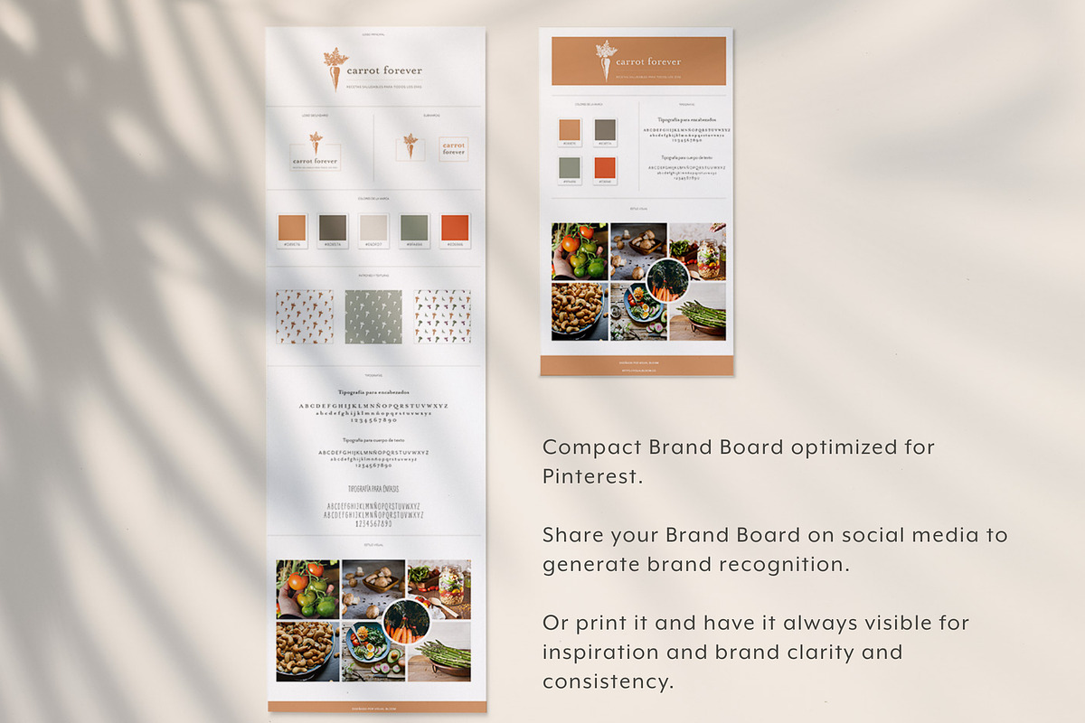 Brand Board Templates for Photoshop, a Presentation Template by Visual Bloom (Photo 2 of 7)