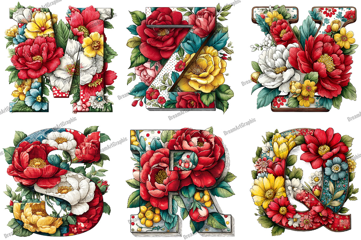 Wedding Alphabet Clipart Bundle, an Illustration by DreamArtGraphic (Photo 3 of 4)