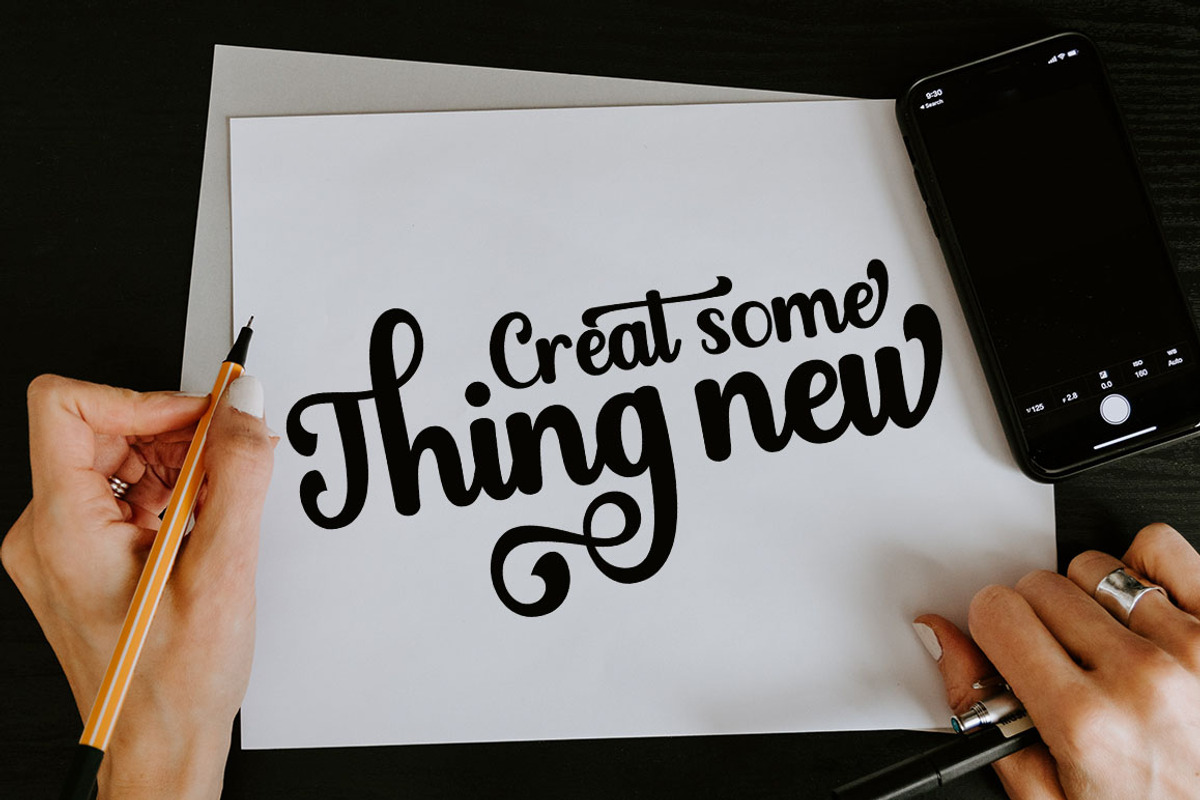 Bentagon Script, a Script Font by Mr.johncreative.co (Photo 5 of 8)
