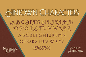 Hintown - Display Font