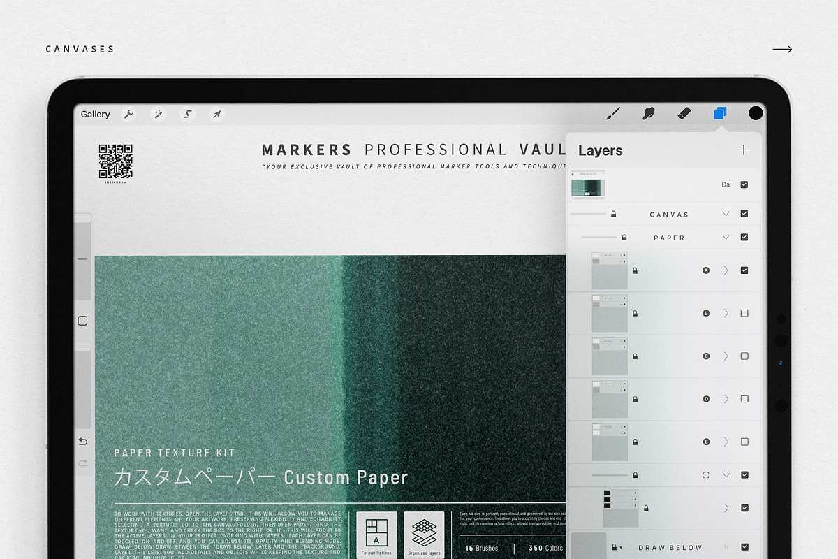 Markers Professional Vault, a Brush Add-On by Roman Striga (Photo 8 of 11)