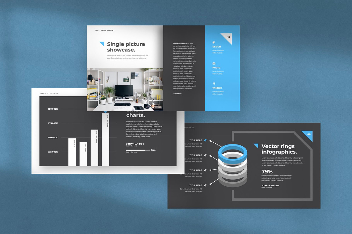 Shape PowerPoint Template, a Presentation Template by Creathrive Design (Photo 4 of 8)