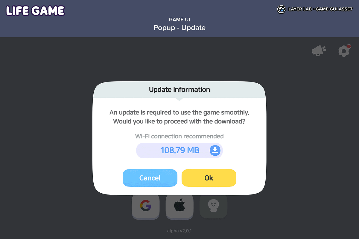 GUI - Life Game, an UI Kit Template by LAYERLAB (Photo 51 of 55)