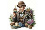 Birthday Man Clipart JPG, an Illustration by Memories By Lea (Thumbnail 18 of 19)