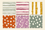 Lines and Dots Seamless Patterns, a Pattern Graphic by Libby Wishes (Thumbnail 3 of 6)