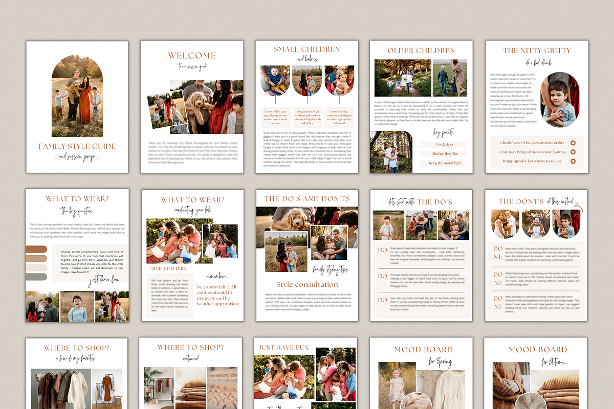 Photography What to Wear Guide Canva, a Templates & Theme by Sweet Little Muse (Photo 3 of 5)