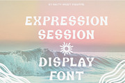 Expression Session Display Font, a Font by Salty Sweet Creative (Thumbnail 1 of 5)