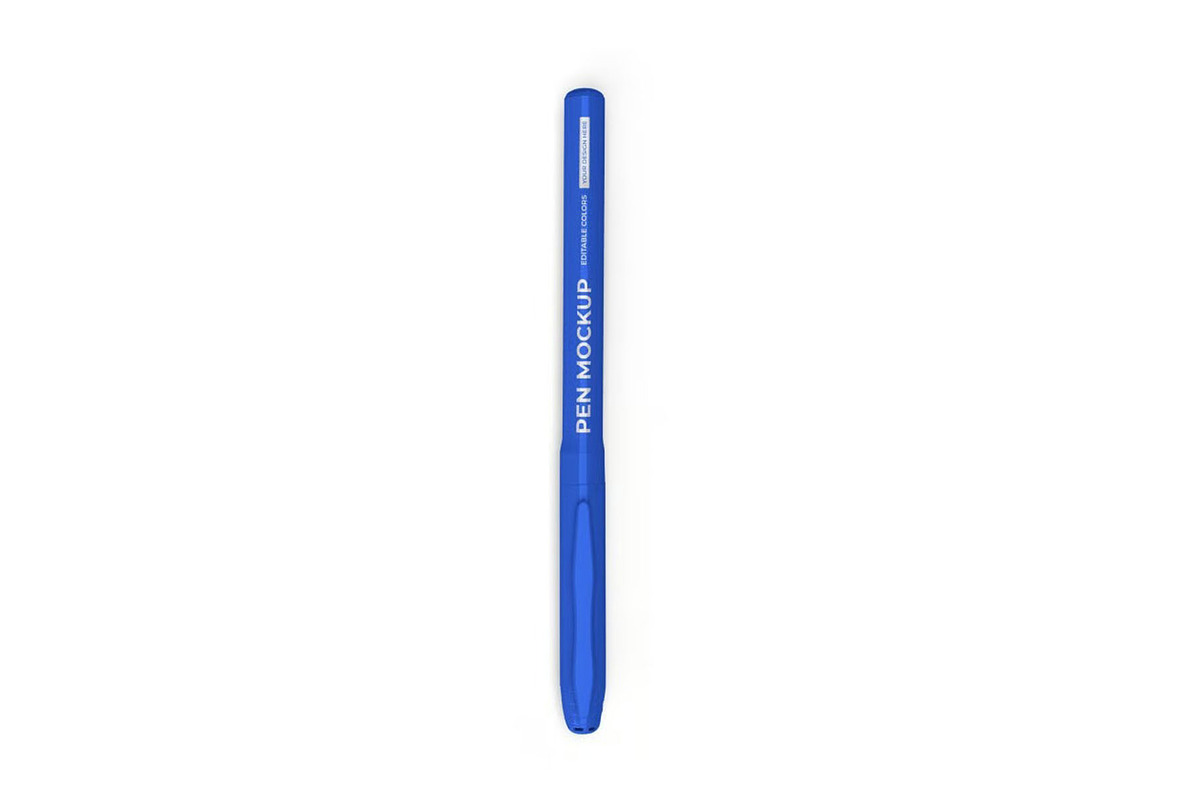 Pen Stationery Mockup Template Set, an Advertising Mockup by DesignRushMarket (Photo 9 of 11)