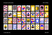 40 Bauhaus Posters Vector Set, a Poster Template by PixelMind (Thumbnail 2 of 8)