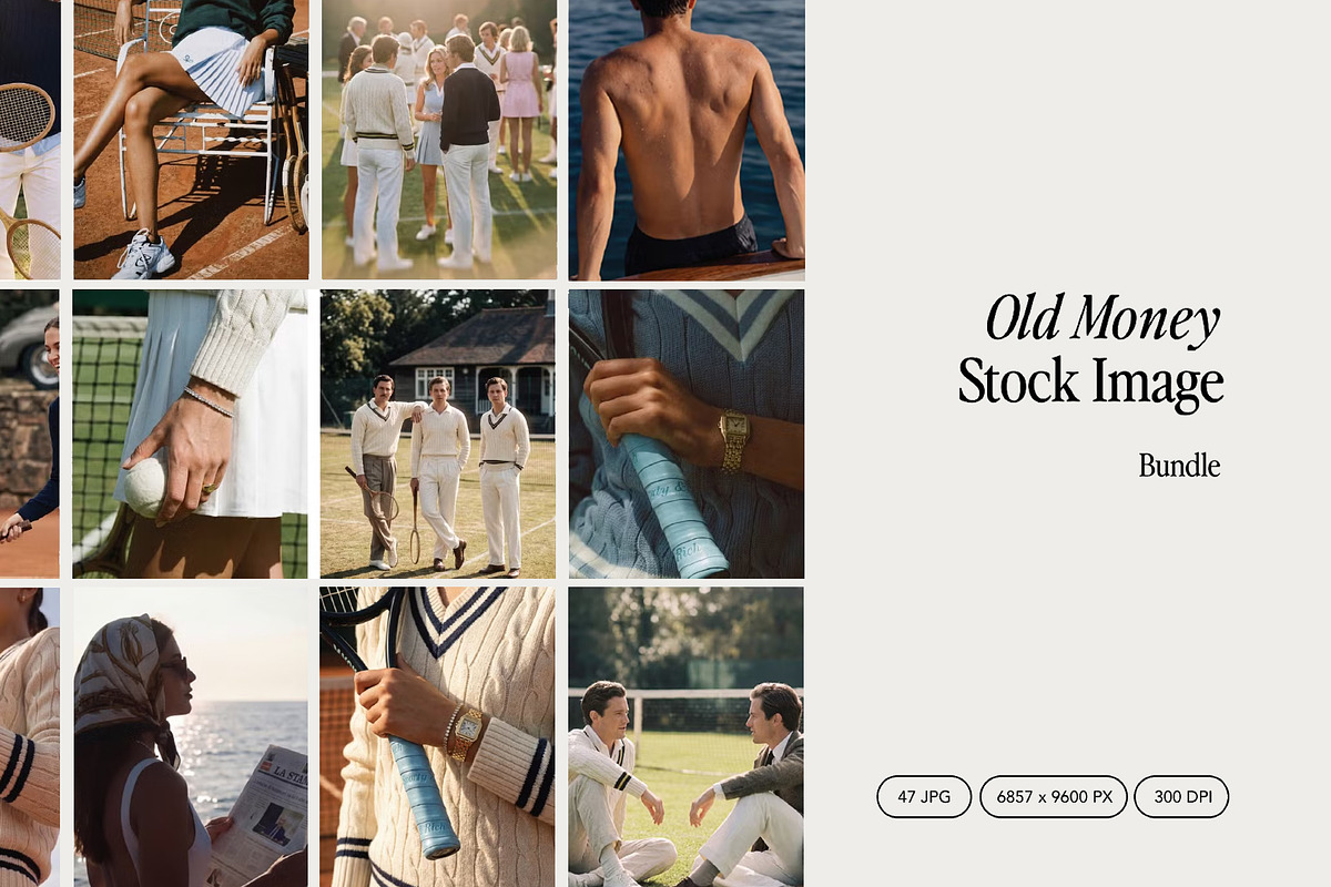 Old Money Stock Image Bundle, a Person Photo by Tomasz Ganclerz (Photo 1 of 8)