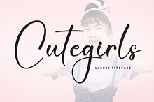 Cutegirls | Script Font