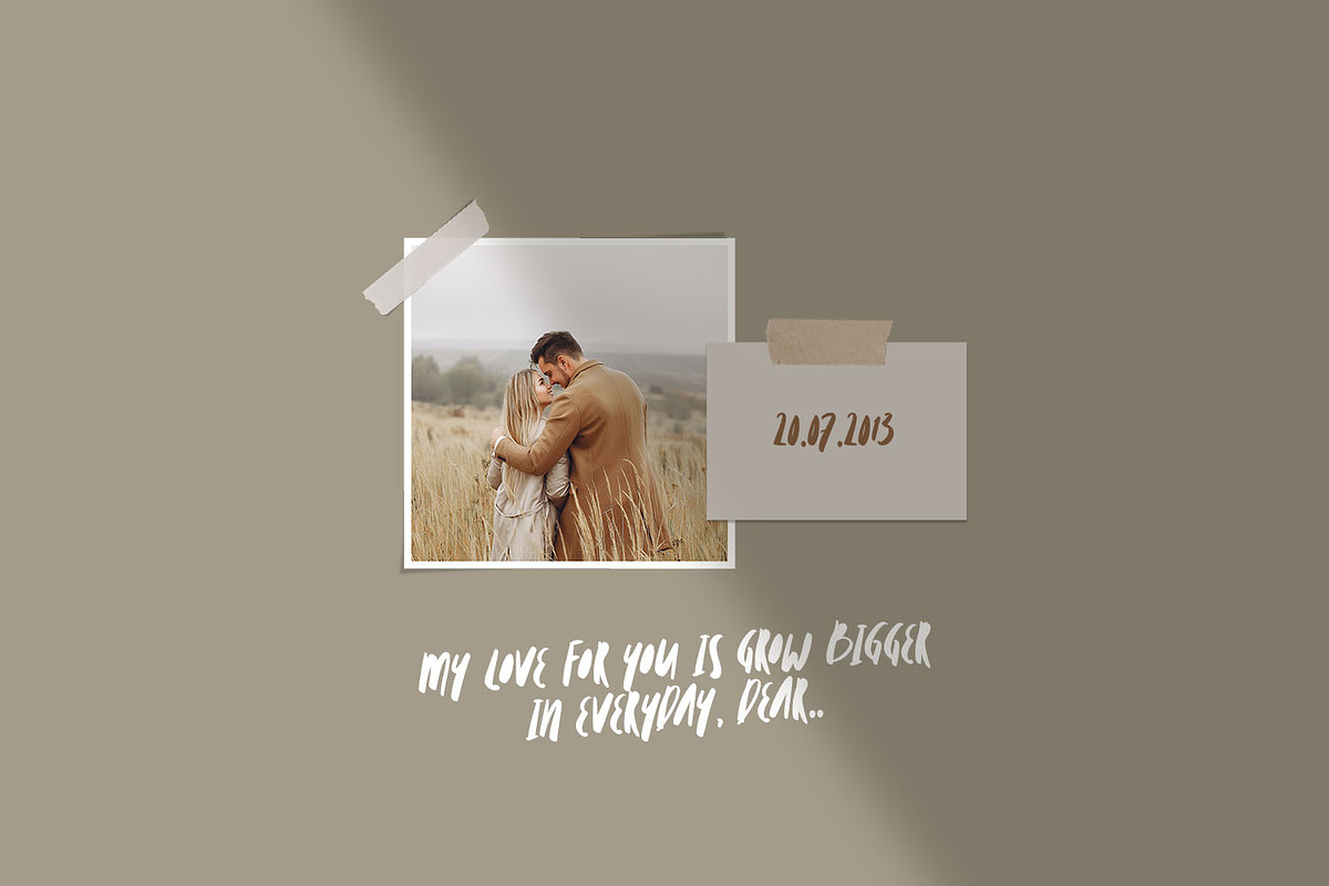 Mollroy ~ Perfect for Quotes, a Font by Orenari (Photo 3 of 12)
