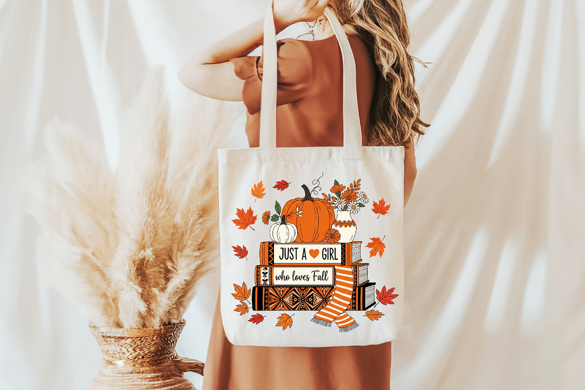 Just a Girl Who Loves Fall, an Illustration by Craft Nest (Photo 4 of 6)