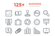 125+ Business Vector Icons, an Outline Icon by Vectors Market (Thumbnail 1 of 3)