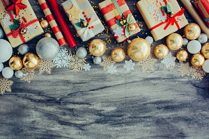 Christmas background containing light, red, and abstract
