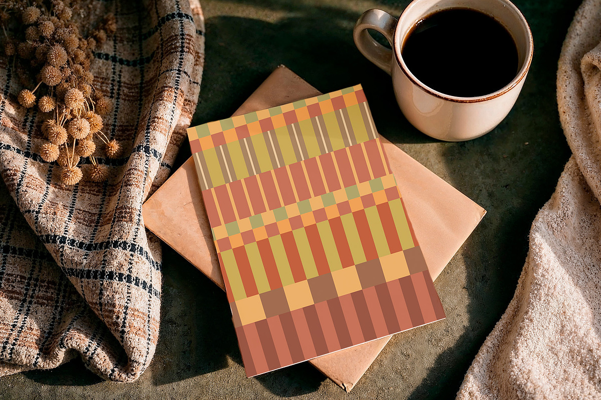 Cozy autumn geometric patterns, a Pattern Graphic by Tani Kuzminka (Photo 19 of 25)