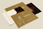 Noblecraft - Thank You Card, a Card Template by VUNIRA (Thumbnail 1 of 3)