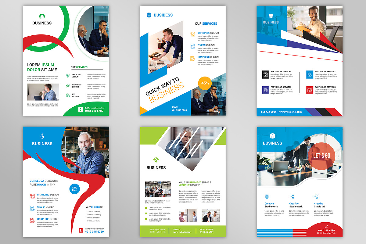 500+ Flyers Mega Bundle 99% OFF, a Flyer Template by Imagine Design Studio (Photo 29 of 98)